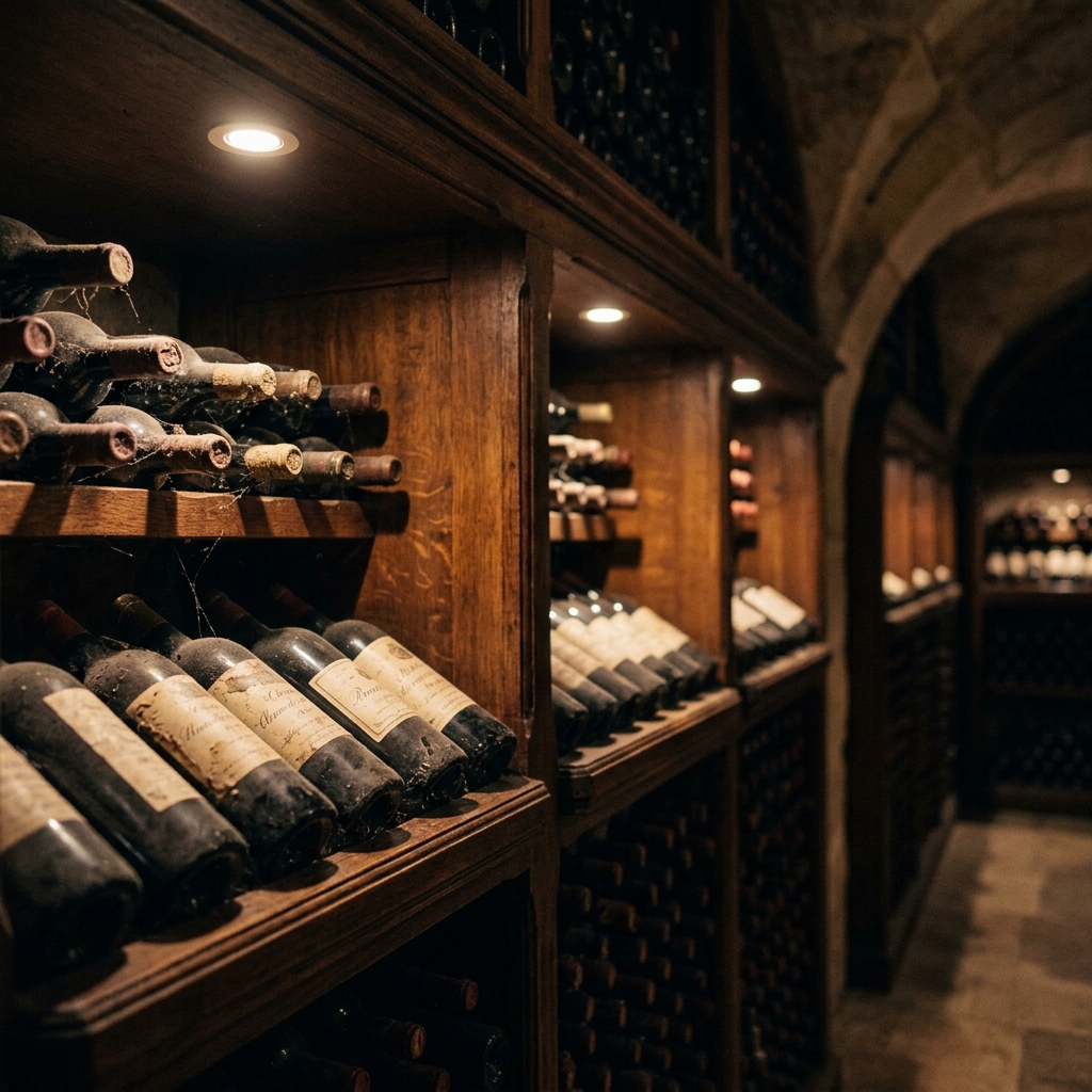 Fine wine cellar vault