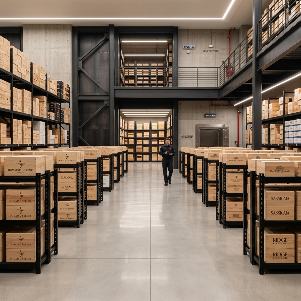 Fine wine storage facility